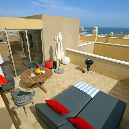 La Perla By Rentmedano Superb Luxury Duplex, Private Roof Terrace, Ocean View, Pool, Wifi And Parking Leilighet El Médano Eksteriør bilde