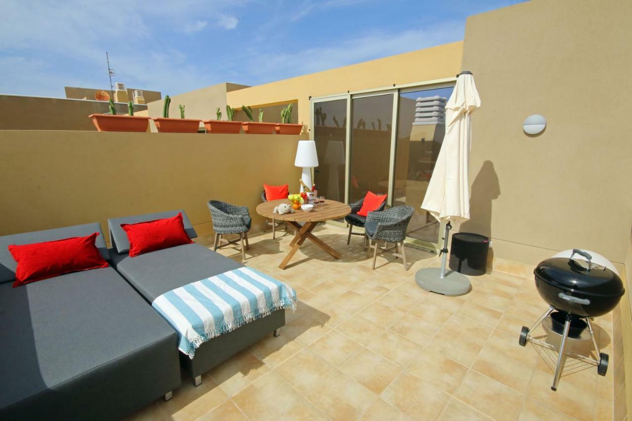 La Perla By Rentmedano Superb Luxury Duplex, Private Roof Terrace, Ocean View, Pool, Wifi And Parking Leilighet El Médano Eksteriør bilde