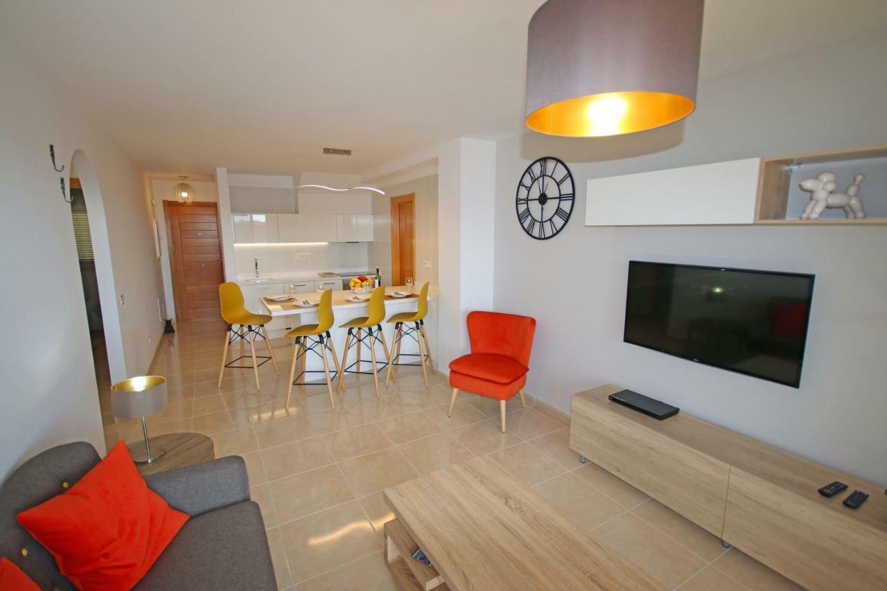 La Perla By Rentmedano Superb Luxury Duplex, Private Roof Terrace, Ocean View, Pool, Wifi And Parking Leilighet El Médano Eksteriør bilde